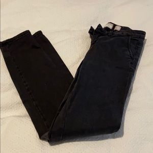 Soft black chino pants